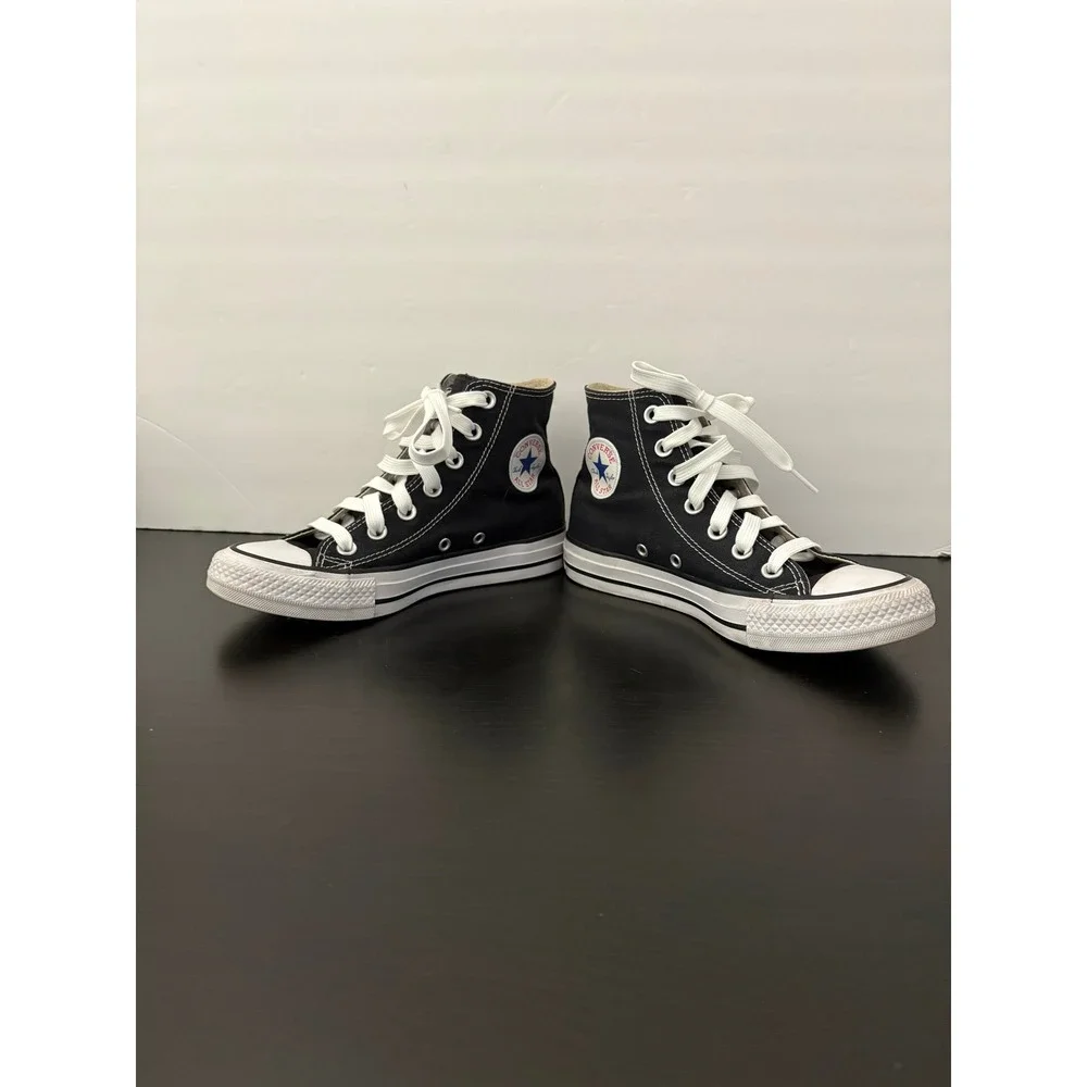 Converse High Top Sneakers Chuck Taylor All Star Size 3M/5W Black Canvas Unisex